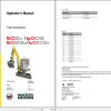 Wacker Neuson Excavator 50Z3 50Z3 2 6003 6003 2 Operating Manual 1000127717 1