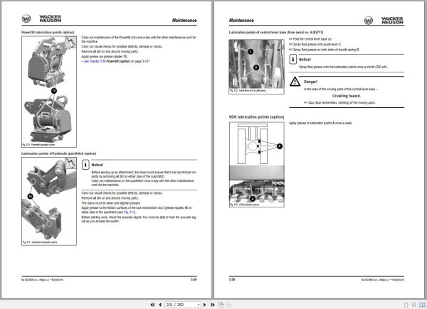 Wacker Neuson Excavator 50Z3 50Z3 2 6003 6003 2 Operating Manual 1000127717 2