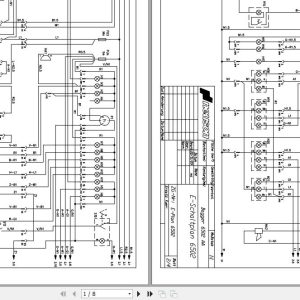 Wacker Neuson Excavator 6502 Electrical Diagrams 1