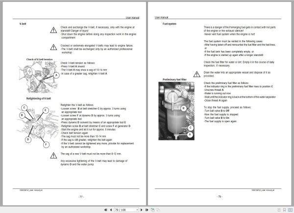 Wacker Neuson Excavator 6502 WD Operating Manual 1000126741 2