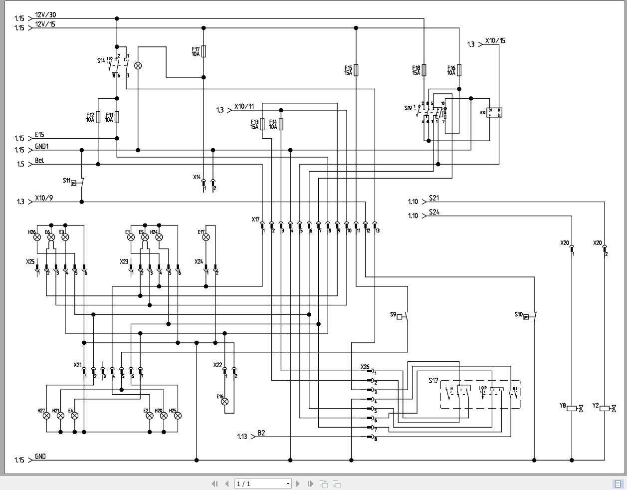 Wacker Neuson Excavator 6503 Electrical and Hydraulic Diagrams 1