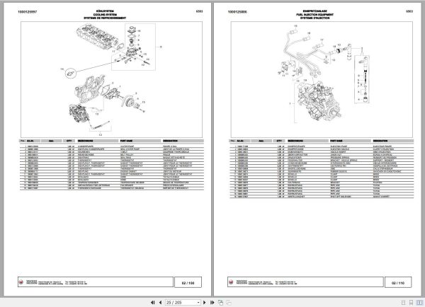 Wacker Neuson Excavator 6503 Spare Parts List 1000158616 2