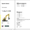 Wacker Neuson Excavator 75Z3 8003 Operating Manual 1000132136 1