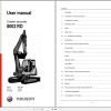 Wacker Neuson Excavator 8002 RD Operating Manual 9707687 1