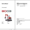 Wacker Neuson Excavator 8003 Service Manual and Diagram 1000132826 1