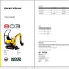 Wacker Neuson Excavator 803 Operating Manual 1000161857 1