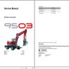 Wacker Neuson Excavator 9503 Service Manual and Diagram 1000175340 1