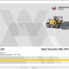 Wacker Neuson Telehandlers TH522 Technical Data 1