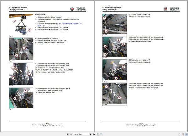 Wacker Neuson Telehandlers TH744 to TH795 Repair Manual 1000384657 2