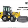 Wacker Neuson Wheel Loader WL50 Operating Manual 139375184 1