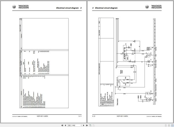 Wacker Neuson Wheel Loader WL55 WL57 Repair Manual WDF 6011 00EN 3