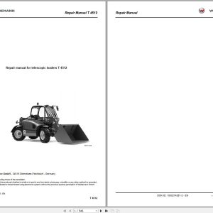 Weidemann Telehandlers T4512 Repair Manual 1000274281 2 1