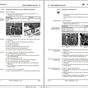 Weidemann Telehandlers T4512 Repair Manual 1000274281 2 2