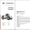 Weidemann Telehandlers T6027 Repair Manual 1000363125 1