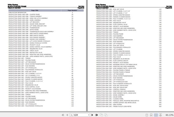 White Black Planter Frame Parts Catalog 79017004 1