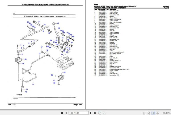 White Field Boss Tractor 16 Parts Catalog 43338300 3