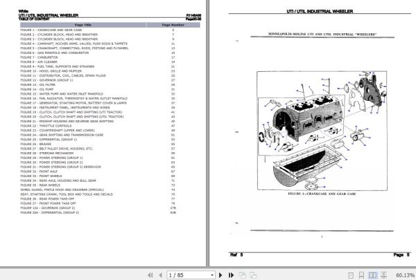 White Industrial Wheeler UTI UTIL Parts Catalog R1145A00 1