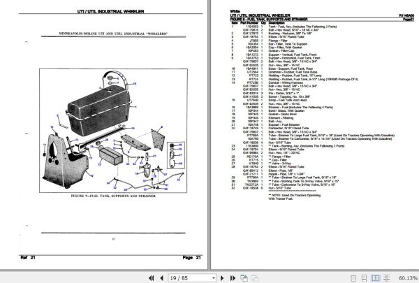 White Industrial Wheeler UTI UTIL Parts Catalog R1145A00 3