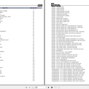 White Tractor 6510 Parts Catalog 79017567 1