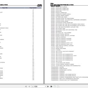 White Tractor 6710 6810 Parts Catalog 79018931 1