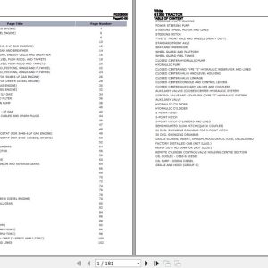 White Tractor G1350 Parts Catalog R2208000 1