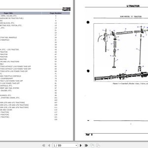 White Tractor U Parts Catalog R1115A00 1