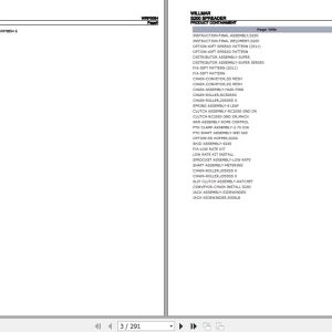 Willmar Spreader S200 Parts Catalog WRP0054 1