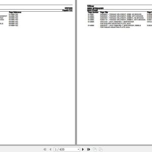 Willmar Spreader S500 Parts Catalog WRP0055 1