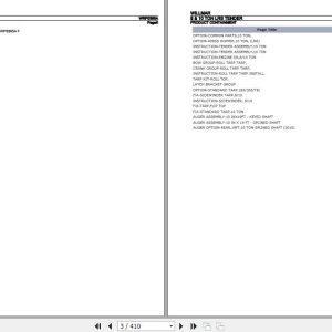 Willmar Tender 8 10 TON LRS Parts Catalog WRP0365A 1