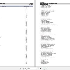 Willmar Wrangler Loader 4500 Parts Catalog WRP0407 1