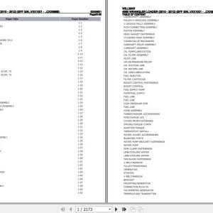 Willmar Wrangler Loader 4560 Parts Catalog 532096D1 1