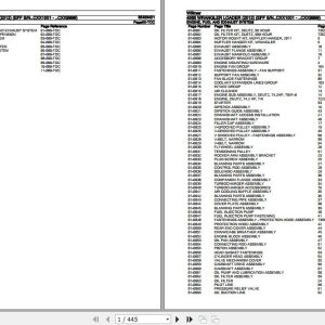 Willmar Wrangler Loader 4565 Parts Catalog 554804D1 1