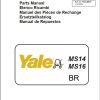 Yale Forklift MS14 MS16 Diagrams and Parts Catalog 2005 1