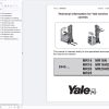 Yale Lift Truck D849 MR14 MR25 Service Manual 550066261 1