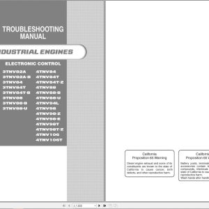 Yanmar Engine 3TNV 4TNV Troubleshooting Manual 1