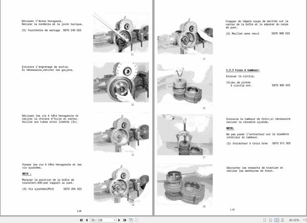 ZF Axles 1AVG65 1AVG95 Instructions Manual 5871422003F FR 2