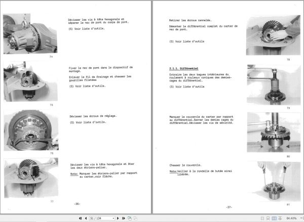 ZF Axles AP407 to AP420 Repair Manual 5871516003F DE 2