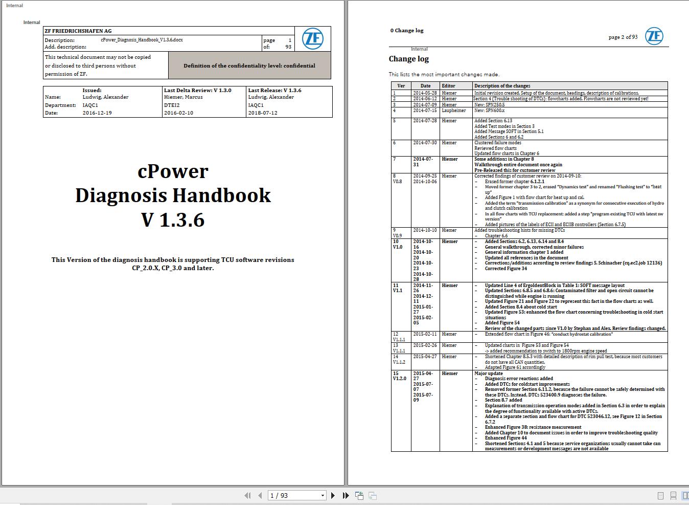 ZF Cpower V 1.3.6 Diagnosis Handbook 1