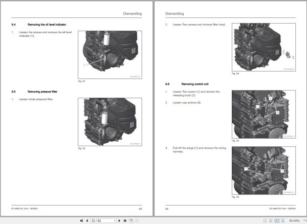 ZF Transmission CP260 CP290 CP310 CP330 Stage 1 Operating Instructions Manual 2