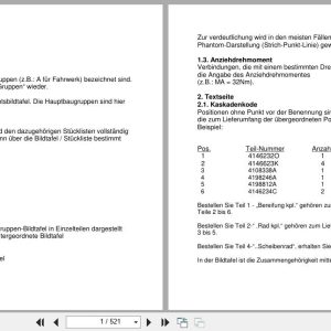 Ahlmann Loader AS11 AS14 AS11S Parts Catalog 1