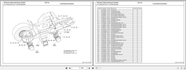 Ahlmann Loader AS210e Parts Catalog 2