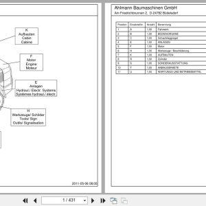 Ahlmann Loader AS50 Parts Catalog 1