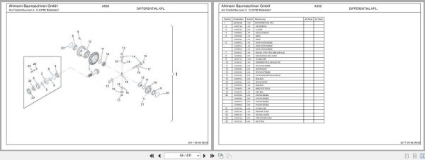 Ahlmann Loader AS50 Parts Catalog 2