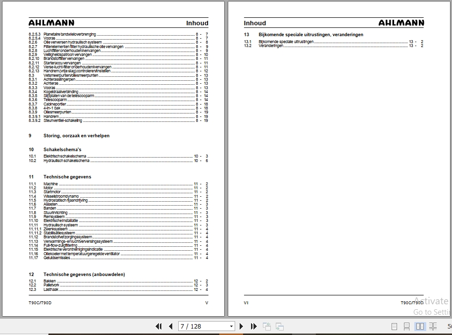 Ahlmann Telescopic Charger AZ 90 Tele User Manual 1