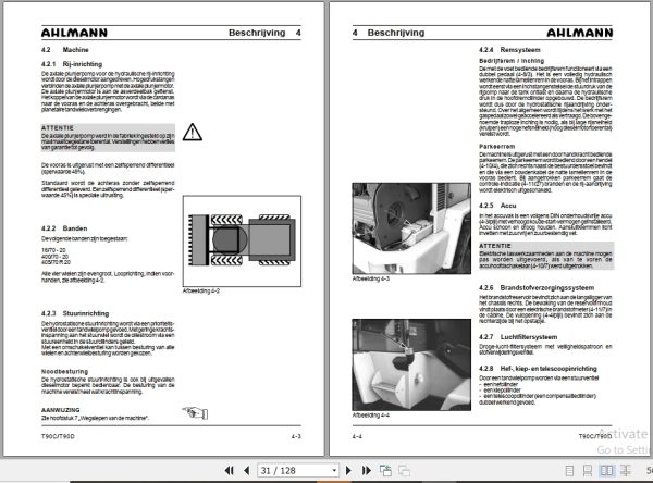 Ahlmann Telescopic Charger AZ 90 Tele User Manual 2