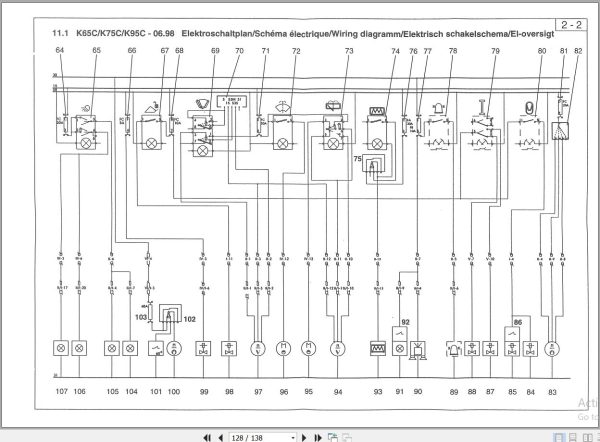 Ahlmann Wheel Loader AL65 AL75 AL95 Operators Manual and Schematis 1004319A 3
