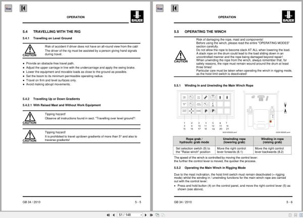 Bauer Grab System Instruction Manual 2
