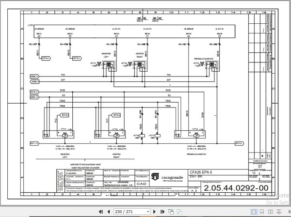 Casagrande Hydraulic Piling Rig CFA26 Operation and Maintenance Manual 3