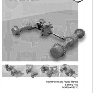 Dana Steering Axle MO770 618S10 Maintenance and Repair Manual 1