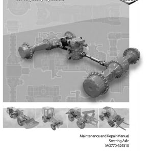 Dana Steering Axle MO770 624S10 Maintenance and Repair Manual 1